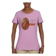 thumbnail image 2 of Wild Bobby, Basketball Fingerprint It's In My DNA, Sports, Women Graphic Tee, Light Pink, 3X-Large, 2 of 5