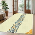 thumbnail image 4 of 5'x7' boho carpet carpet washable geometric area rug mid century modern area rug octagon area rug, 4 of 10