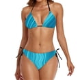 thumbnail image 3 of 2024 Bikini Feminines Side Tie Sexy Lady Swimwear Stylish Set Surf Swim Marble Colorful Up Push Swimsuit Print Abstract, 3 of 6