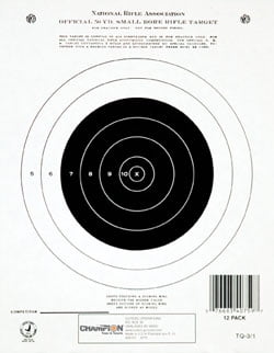 18.5" x 28" Official NRA 50 Meter Running Boar Targets 6 on tagboard 