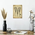 thumbnail image 2 of Elephant Stock Lacrosse Racquet Patent Wall Art - Vertical Canvas Wall Art - Living Room Wall Decor - Patent Canvas - Black And Brown Decor - 8" x 12", 2 of 8