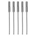 thumbnail image 1 of 5 Pcs Rotary Hammer Drill Bit 160mm Length 2 Flute Self Centering Carbide Tip Impact Drill Bits for Brick Stone Concrete 4mm/0.16in, 1 of 5