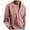 Pink, variant on Kaemgyyd Long Sleeve Shirts for Men Solid Color Button down Tops with Pockets Casual Loose Collar Work Office Shirt