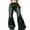 Black, variant on Y2K Flare Pants For Women Low Rise Cargo Pants Retro Harajuku Skinny Jeans Denim Trousers Streetwear