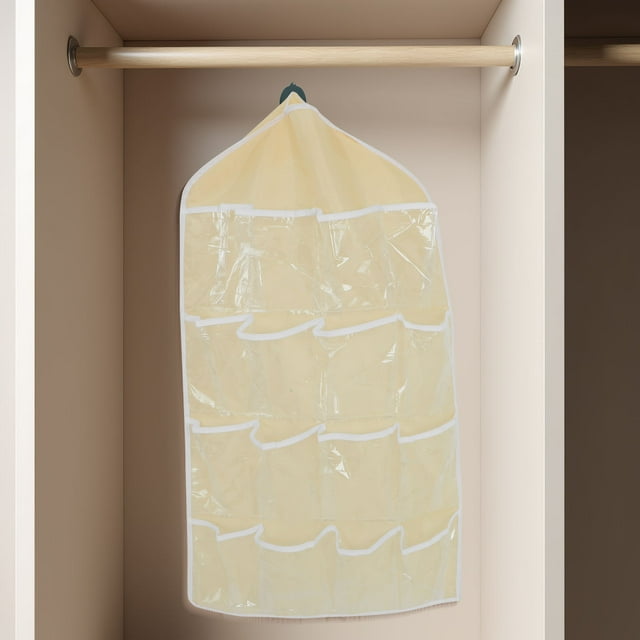 OULII Organisateur de Rangement Suspendu sur Porte Nylon Beige 1Ensemble pour Cuisine