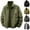 Army Green, variant on Men's Thin Sports Jackets Double-sided Solid Color Casual Loose Outdoor Long Sleeve Hoodless Casual Outwear Mountain Climbing Jackets