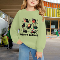 thumbnail image 2 of CPNG Girls and Boys Christmas Sweatshirt Cute Printed Crewneck Long Sleeve Pullover Sweatshirts Casual Daily Pullover Top, 2 of 5