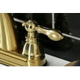 thumbnail image 4 of Fauceture FSY5613ACL American Classic 4 in. Centerset Bathroom Faucet with Plastic Pop-Up, Brushed Brass, 4 of 5