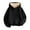Black, variant on SonxaHe Toddler Boys Girls Hoodie Lined Long Sleeve Solid Warm Outerwear Fall Winter Unisex Hoodies Black,Sized 3-4
