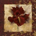 thumbnail image 2 of Henson, Richard 12x12 Gold Ornate Wood Framed with Double Matting Museum Art Print Titled - Iris, 2 of 4