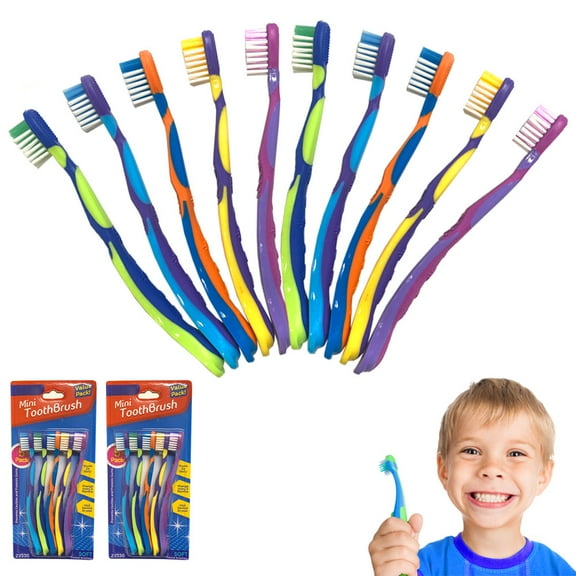 10 Pc Kids Toothbrush Toddler Oral Care Fun Cleaning Teeth Brush Soft Bristles