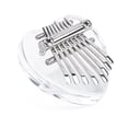 thumbnail image 1 of Mini Kalimba de 8 Notas con Diseño en Forma de Corazón, Hecho de Acrílico Transparente, Ideal para Músicos Principiantes y como Decoración Única, Incluye Cordón para Colgar., 1 of 7