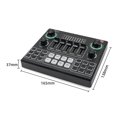 thumbnail image 2 of HD Sound Card Live Sound Cards External Audio Mixer For Broadcast Recording Home KTV Game Music Singing PC Phone, 2 of 7