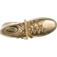 thumbnail image 2 of Womens Michael Kors Chelsie Lace Up Glitter Sneakers, Gold, 9.5 US / 40.5 EU, Gold, 2 of 6