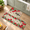 Geranium, variant on Geranium Pattern Kitchen Mat Set of 2, Non-Slip Rubber Backed Floor Rugs