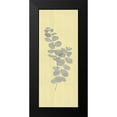 thumbnail image 2 of Reed, Tara 8x14 Black Modern Framed Museum Art Print Titled - Natural Inspiration Eucalyptus vertical gray And yellow II, 2 of 5