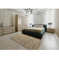 thumbnail image 5 of Ahgly Company Machine Washable Indoor Round Abstract Brown Sugar Brown Area Rugs, 8' Round, 5 of 7