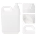 thumbnail image 4 of 2.5L Pump Bottles Sterilization Liquid Plastic Liquid Soap Cosmetics Chemical Storage Container (White), 4 of 8