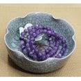 thumbnail image 4 of Bracelet Extensible en Perles Boule 8 mm avec Gemme d'Améthyste Foncée Mate Semi-Précieuse 7 Pouces Unisexe, 4 of 4