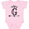 thumbnail image 3 of Inktastic Letter G Monogram Tribal Arrow Girls Baby Bodysuit, 3 of 5