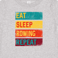 thumbnail image 4 of Inktastic Eat Sleep Rowing Repeat Boys or Girls Baby T-Shirt, 4 of 5