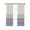 Blue, variant on Black Beige Striped Blackout Curtains 84 Inches Long for Bedroom, Farmhouse Stripes Thermal Insulated Room Darkening Black Out Window Curtain Panels Grommet Drapes for Living Room