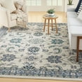 thumbnail image 5 of Nourison  Essentials Indoor/Outdoor Persian Area Rug 7' x 10' - Ivory/Blue, 5 of 5