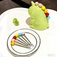 thumbnail image 4 of NWOKYZGH Unicorn theme Fruit fork Set, Cute Set of 6 Fruit forks with Storage Jar, Stainless Steel Creative Fruit forks for Parties, Gifts, Home Décor, Fun Table Decoration, 4 of 6