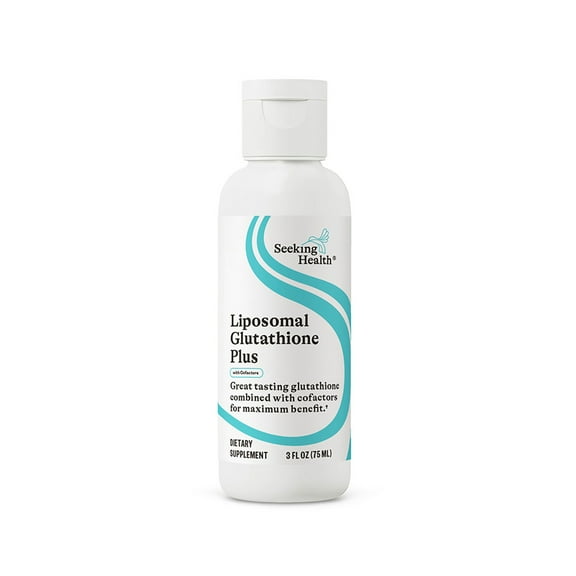 Seeking Health Liposomal Glutathione Plus - Support Immune Health & Physical Activity - Supports Antioxidant Activity and Liver Health - Supports Healthy Aging - 3 oz (15 Servings)