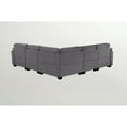 thumbnail image 3 of 87.8'' Convertible Blue Velvet Sofa Bed Sleeper, 3 of 9