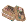 thumbnail image 4 of AMLESO 3 Pcs Boîtes à Biscuits de Noël avec Fenêtre Transparente Cadeau de Vacances, 4 of 8
