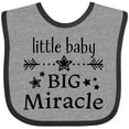 thumbnail image 3 of Inktastic Little Baby, Big Miracle Boys or Girls Baby Bib, 3 of 4