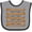 Heather and Black, variant on Inktastic Dachshund Dog Funny Puppy Boys or Girls Baby Bib