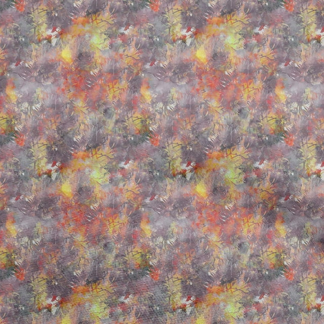 oneOone Polyester Spandex Gray Fabric Abstract Floral Sewing Craft Projects Fabric Prints By Yard 56 Inch Wide-1ra