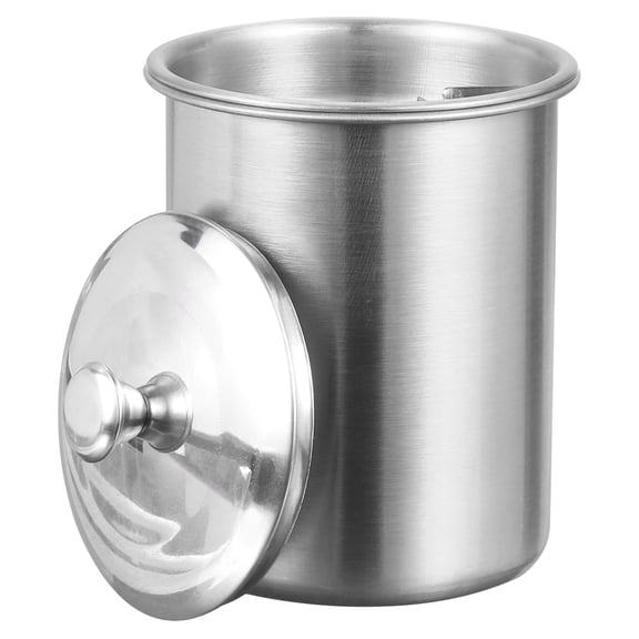 Car Ashtray with Lid Stainless Steel Smokeless Smell Windproof Portable Mini Cup Holder Cigarette Ashtray Butt Bucket for Car Home Office, Silver
