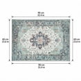 thumbnail image 3 of 35.4x23.6 Inch Rugs for Entryway, Washable Vintage Non Slip Small Area Rug, Indoor Front Door Rug, Print Door Mat Small Carpet, Soft Low Pile Rugs for Entrance Kitchen Bedroom Home Decor, 3 of 8