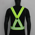 thumbnail image 2 of Chaleco Reflectante Seguridad Ajustable Visibilidad Alta 3 Modos para Corriendo, 2 of 9