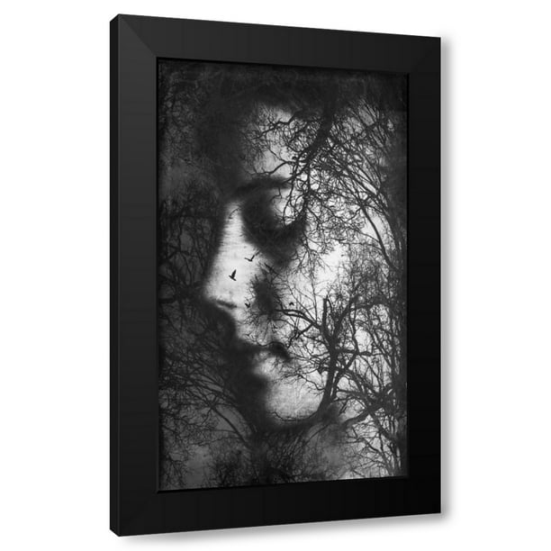 Bykaphotography Black Modern Framed Art Titled - Forest thoughts Walmart.com