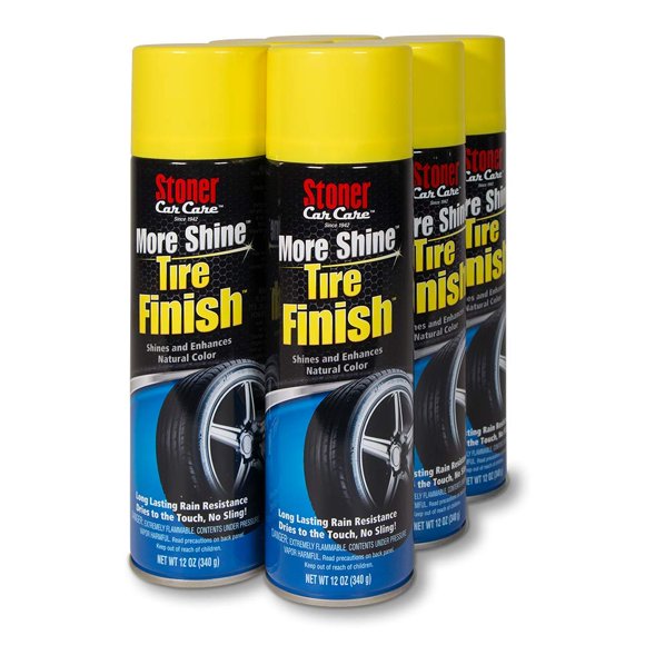 Stoner Car Care 91094-6PK Vaporisateur Non Gras de 12 Onces pour Pneus, Fini Plus Brillant Qui Rehausse et Restaure Vos Pneus, Couleur Naturelle, Lot de 6