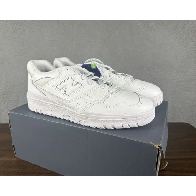 New Balance 550 Men's “Triple White” Low Top Sneakers BB550WWW Multiple Sizes