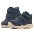 thumbnail image 1 of Tenis Bota Para Niño Outdoor Urbano De Piel Antiderrapantes Yuyin Marino 16, 1 of 5