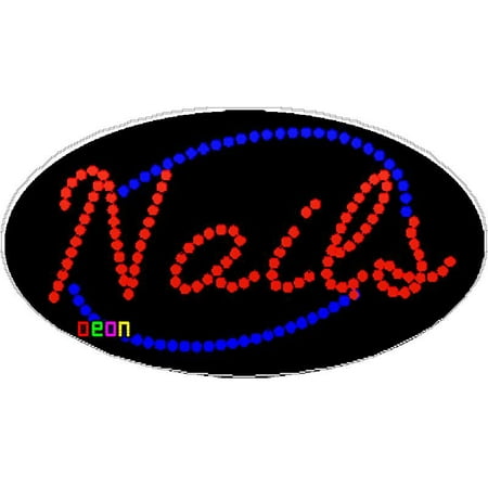 Nails Outdoor Led Sign 27