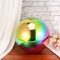 thumbnail image 3 of Gongc Stainless Steel Rainbow Globe for Home & Garden Decor - 150mm, 3 of 5