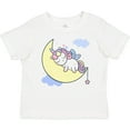 thumbnail image 3 of Inktastic Unicorn Moon Girls Baby T-Shirt, 3 of 5