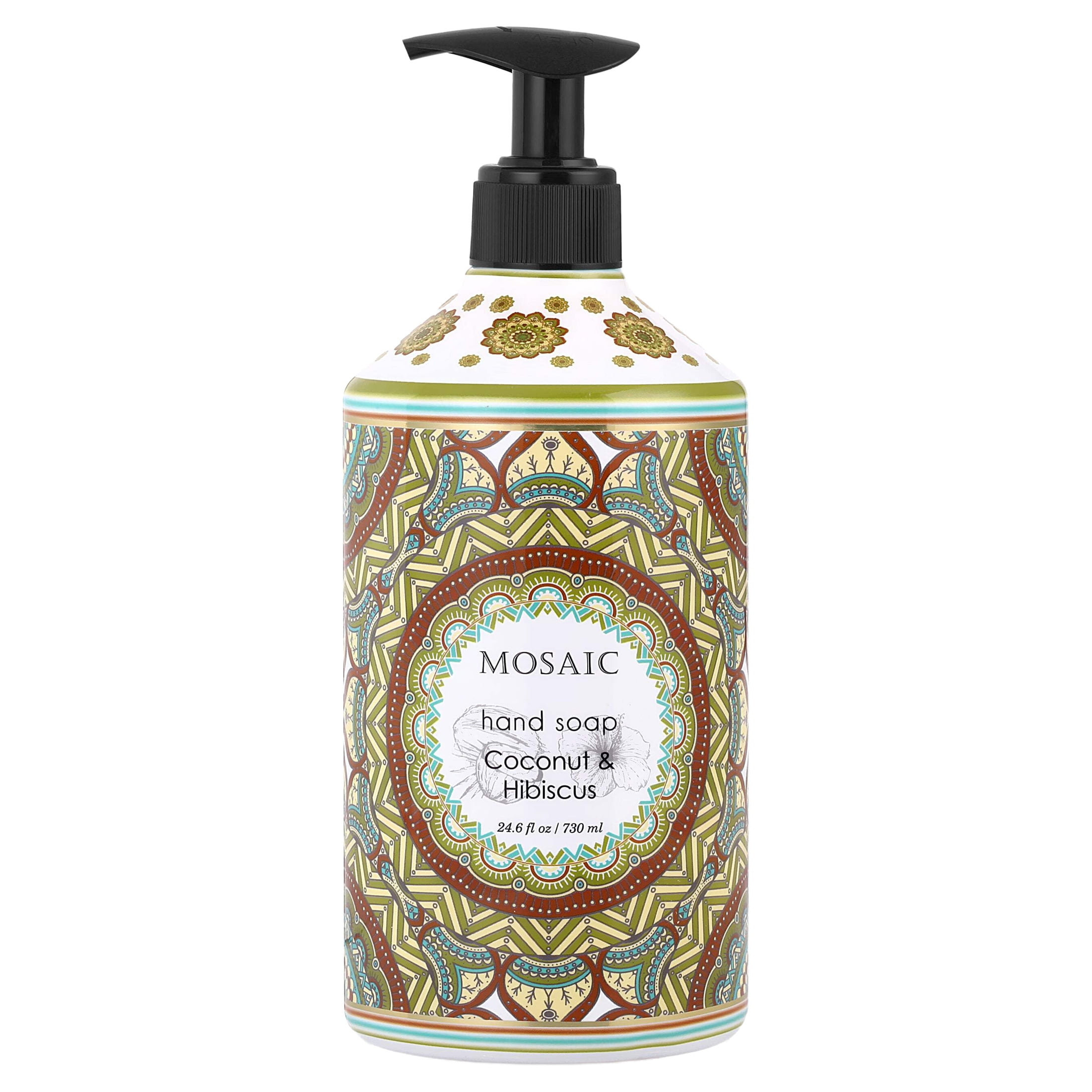 Liquid Hand Soap / Hand Wash Gift Set, Olive Oil + Coconut  Hibiscus + Gardenia + Orange Blossom, 4 x 24.6 fl oz Each Liquid Soap Bottle