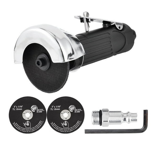 3Inch Pneumatic Angle Grinder Air Cutter Metal Cutting Discs Rotating Tools for Metal Fiberglass Sheet Wood DIY Project