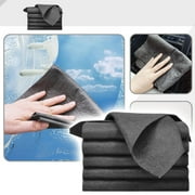 1 Pcs Magic Cleaning Cloth, Thickened Magic Cleaning Cloth, Reusable Magic Microfiber Cleaning Cloth, Streak Free Cleaning Cloths for Kitchen, Window, Glass, Cars 16 x 12