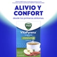 thumbnail image 2 of Vick VitaPyrena alivio de los síntomas de la gripa sabor canela y manzana 5 sobres, 2 of 5