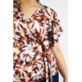 thumbnail image 4 of Blusa manga mariposa Roman Fashion Talla Extra 1840 Blanco, 4 of 7