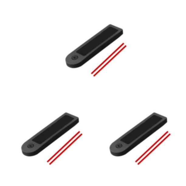 Sidaley Protector de panel de patinete eléctrico de silicona, cubierta de tablero de circuito, funda protectora suave, accesorio negro Type1 NO1